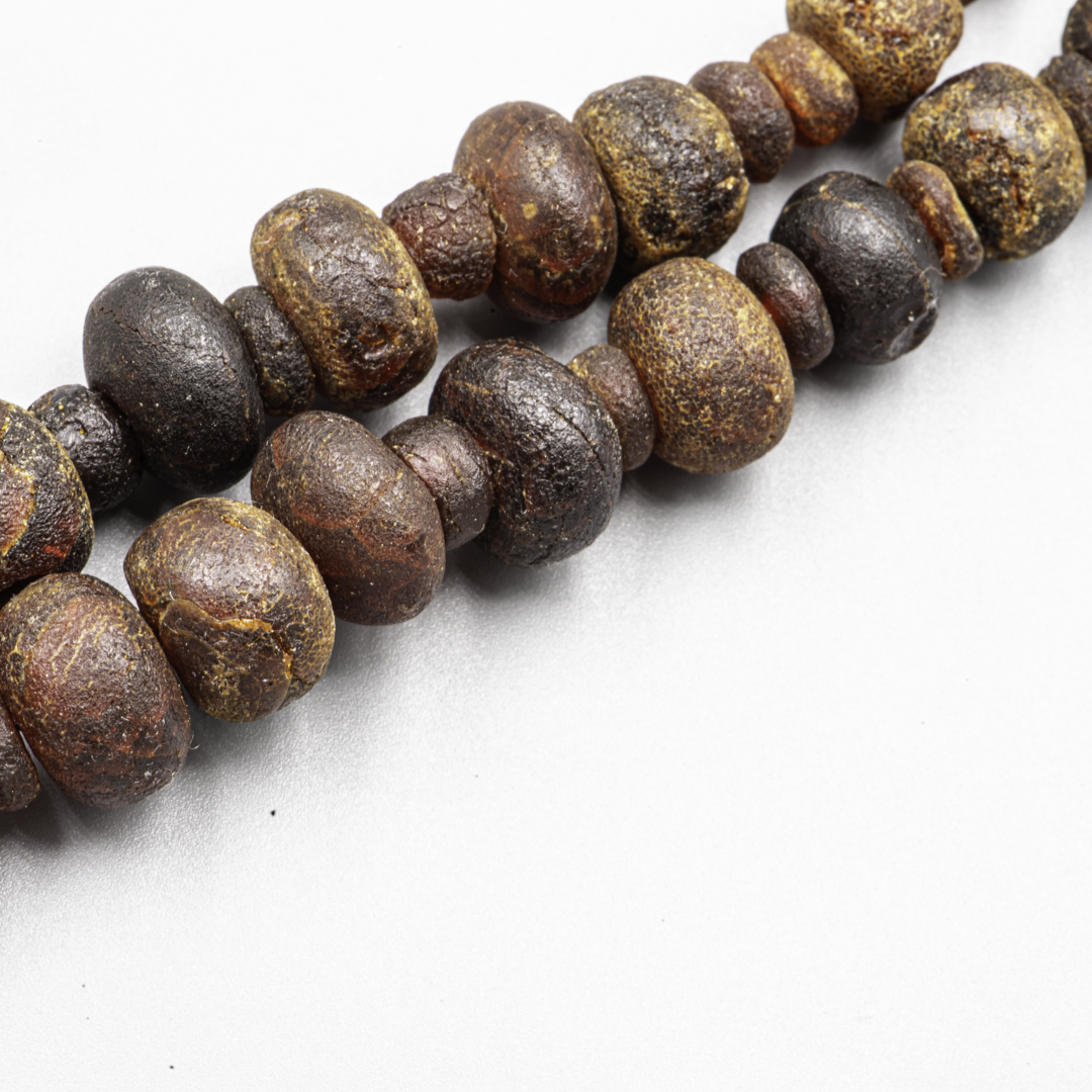 Ancient Baltic Amber Bead Necklace – Archaeological Amber – 1st–7th Century BC Attribution