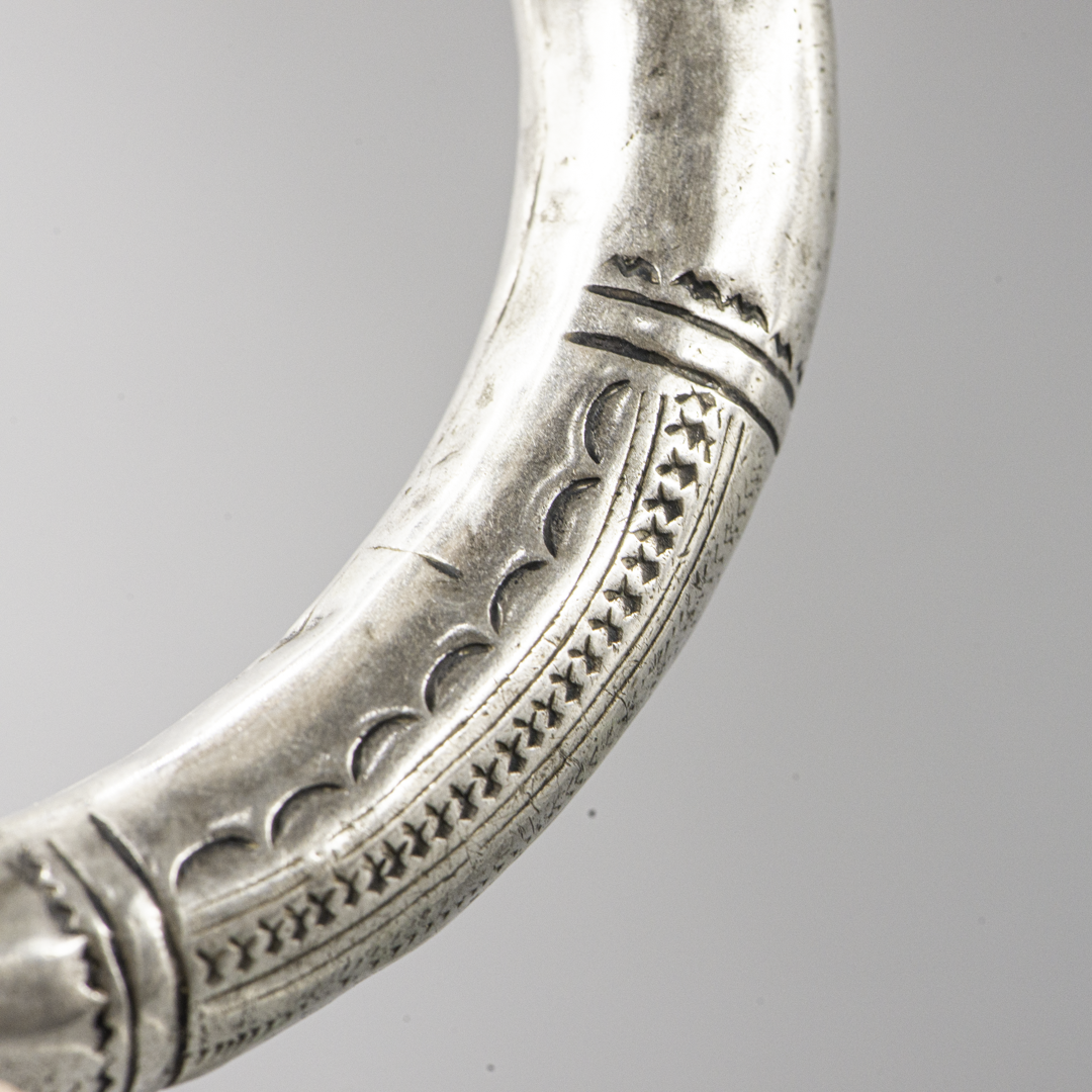 Antique Rashaida Silver Anklet – Egypt / Sudan – Early 20th Century