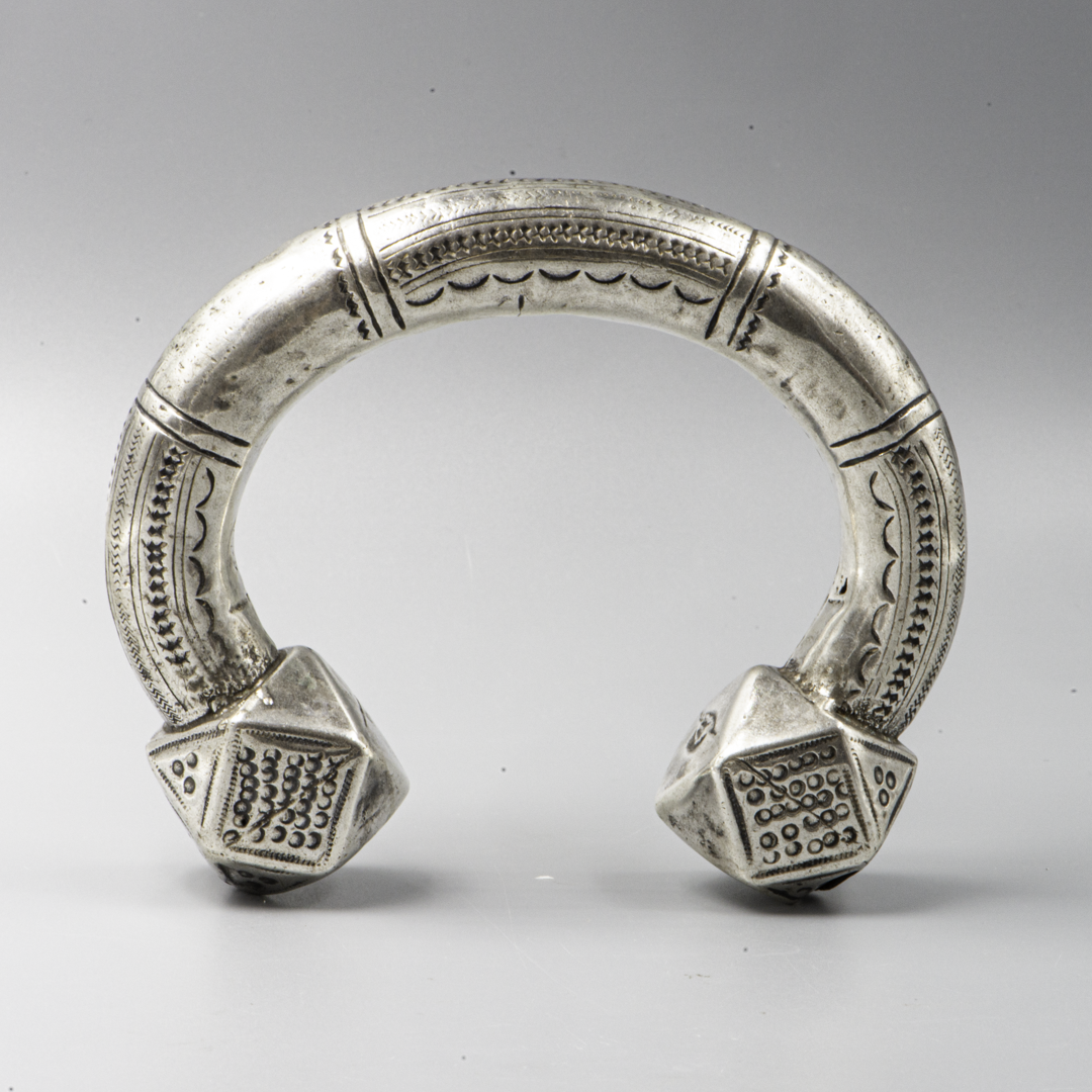 Antique Rashaida Silver Anklet – Egypt / Sudan – Early 20th Century