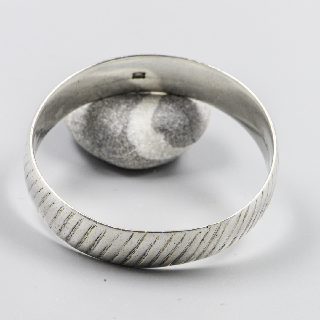Antique Moroccan Silver Bangle – Ram’s Head Hallmark – Early 20th Century