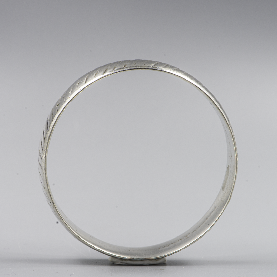 Antique Moroccan Silver Bangle – Ram’s Head Hallmark – Early 20th Century
