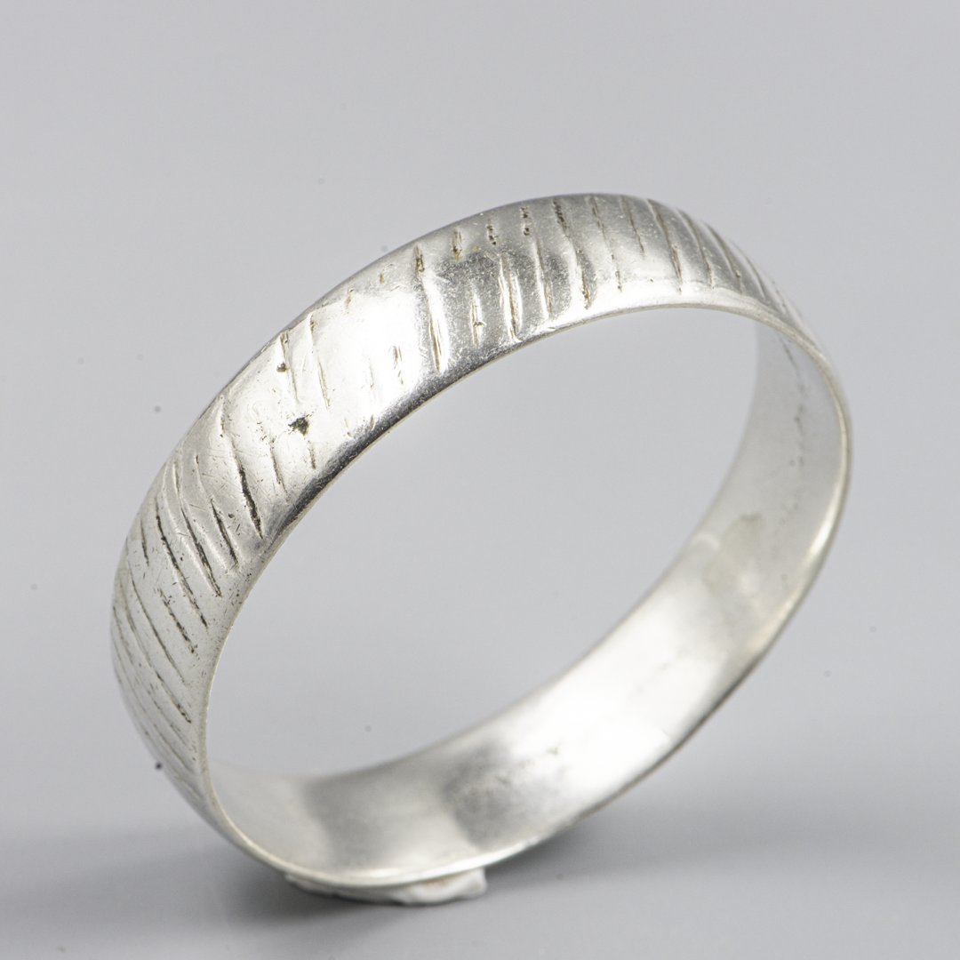 Antique Moroccan Silver Bangle – Ram’s Head Hallmark – Early 20th Century