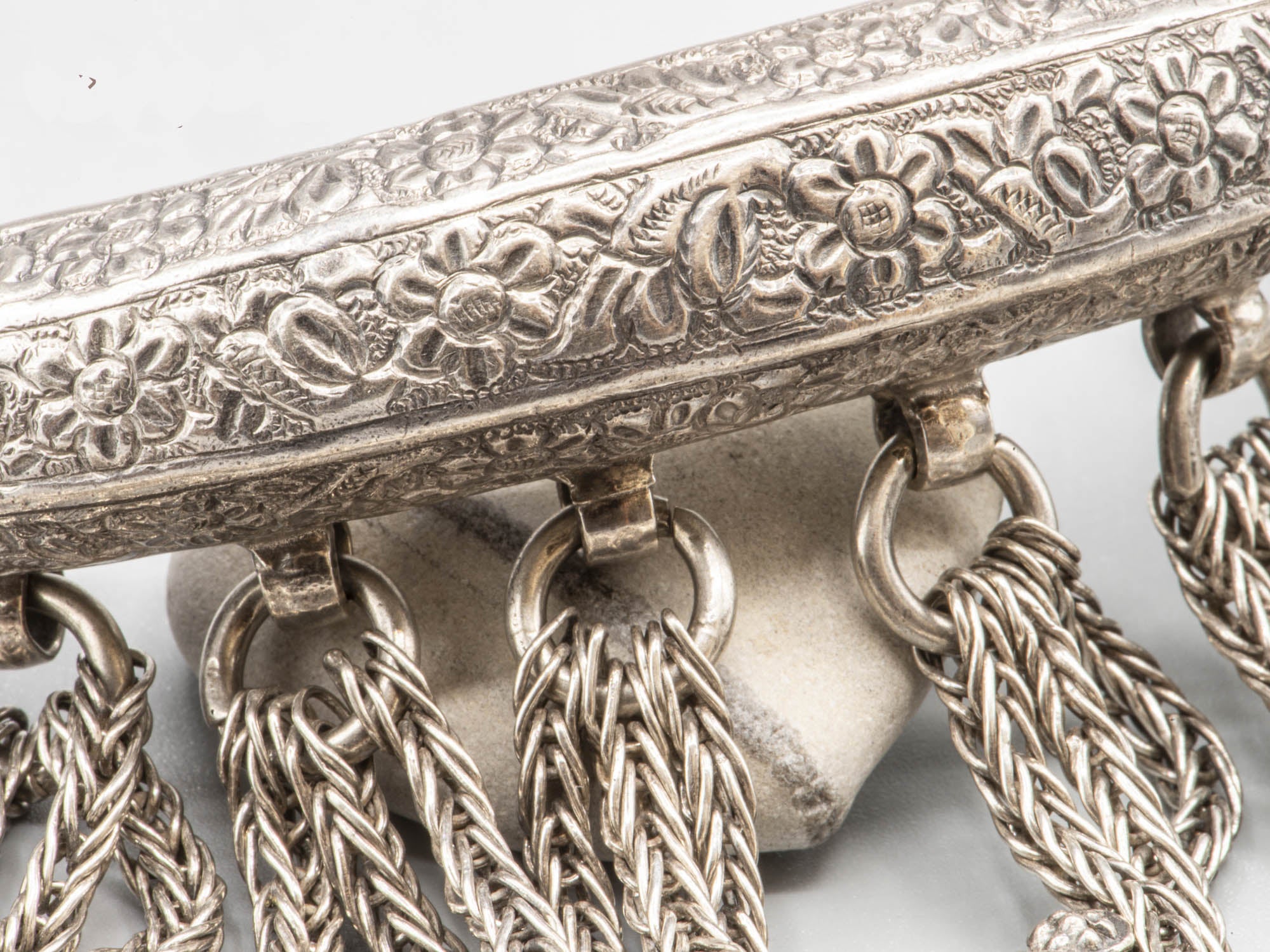 Rare Silver Upper-Arm Amulet - Bazuband