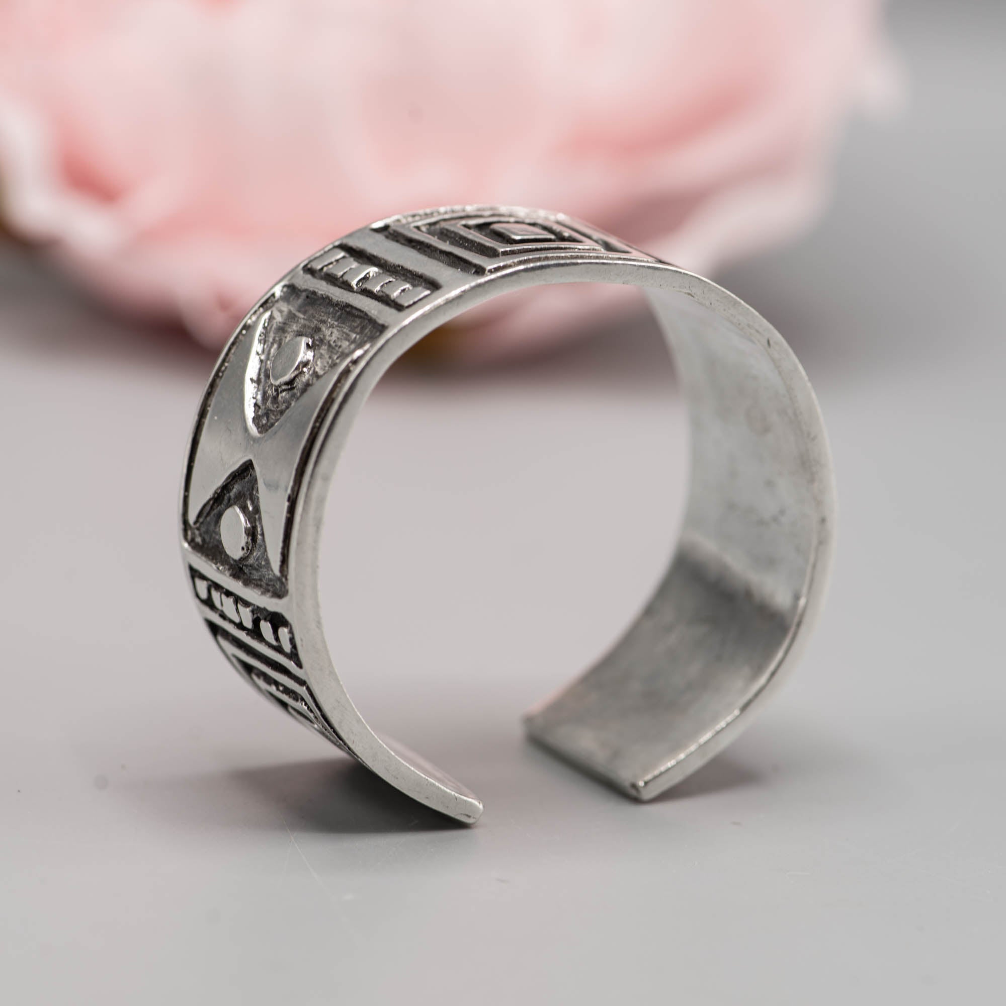 Native American silver cuff