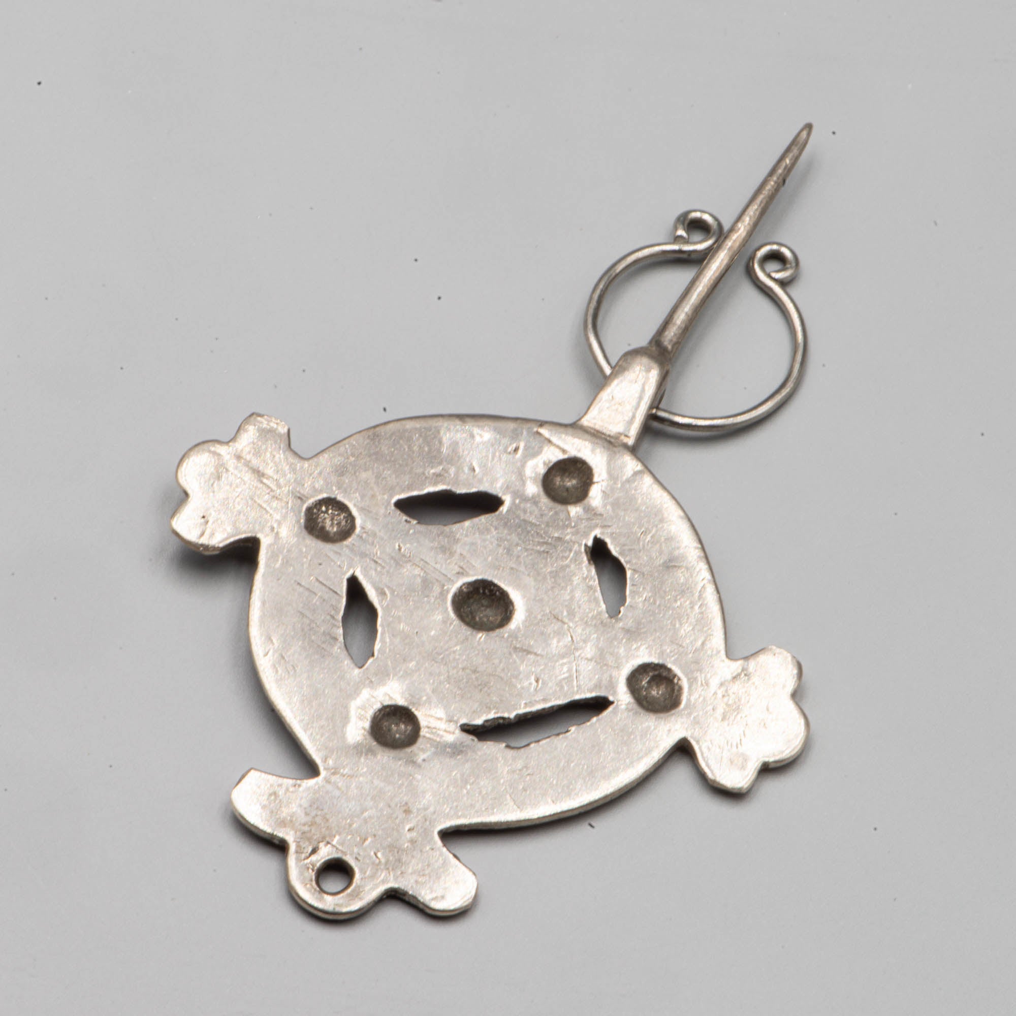 Silver Fibula from Algeria Chaouia People