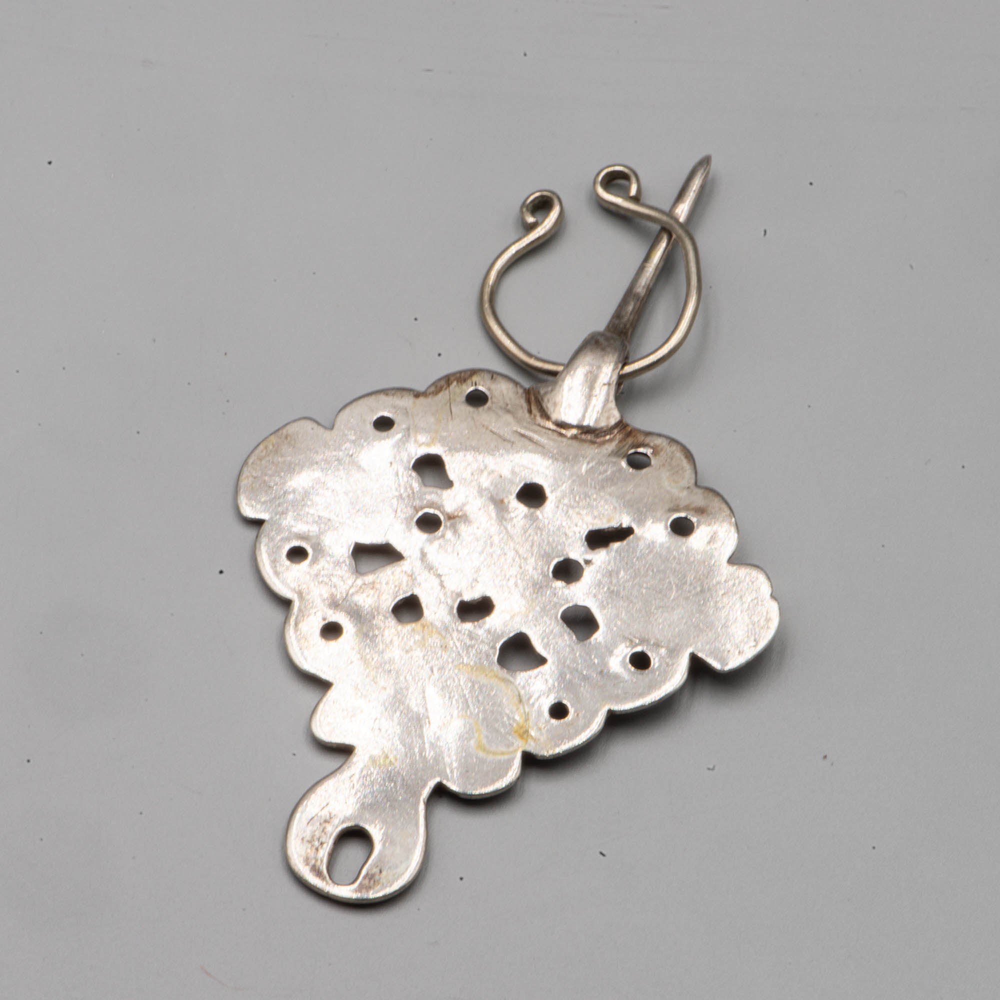 Silver Fibula from Algeria Chaouia People