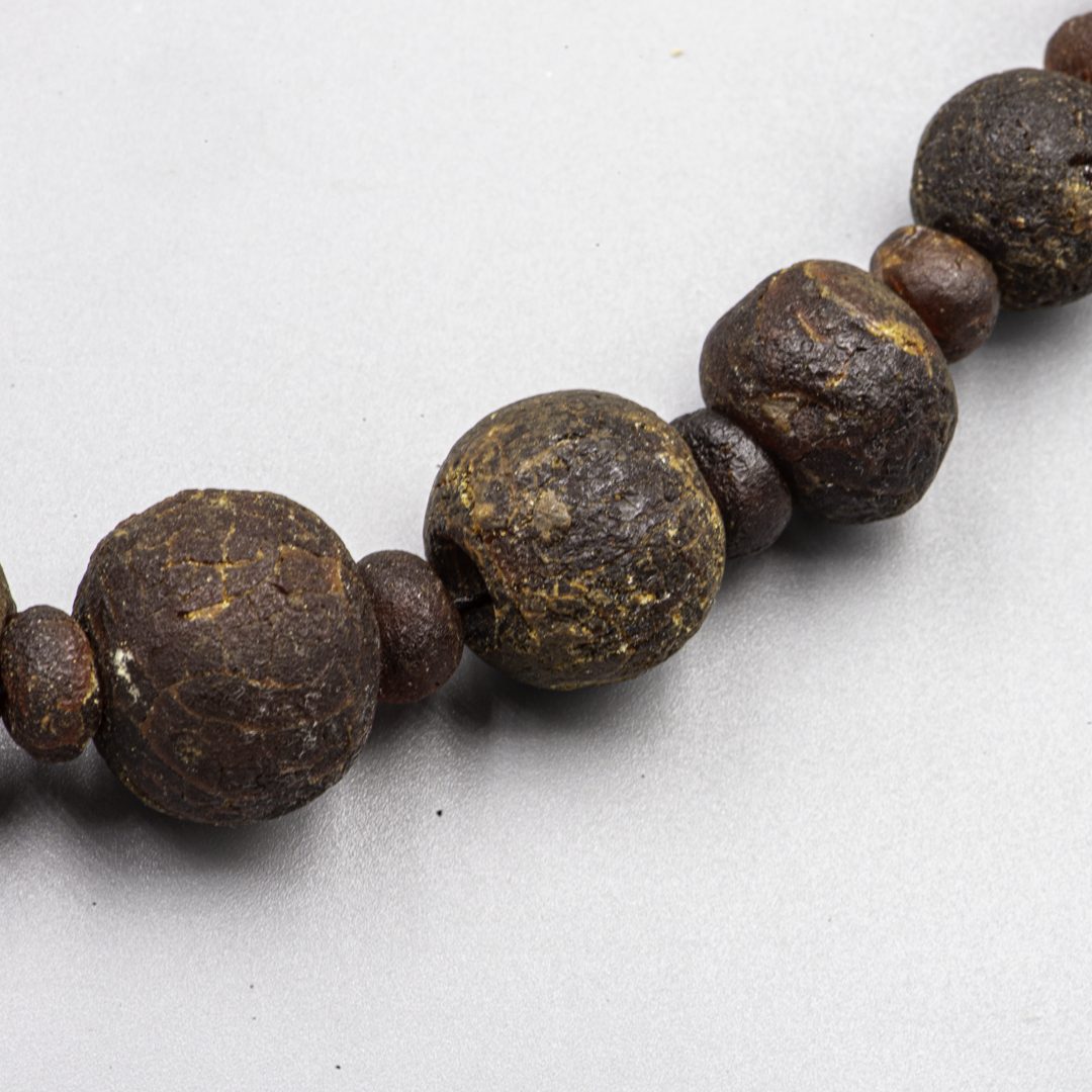 Ancient Baltic Amber Bead Necklace – Archaeological Amber – 1st–7th Century BC Attribution
