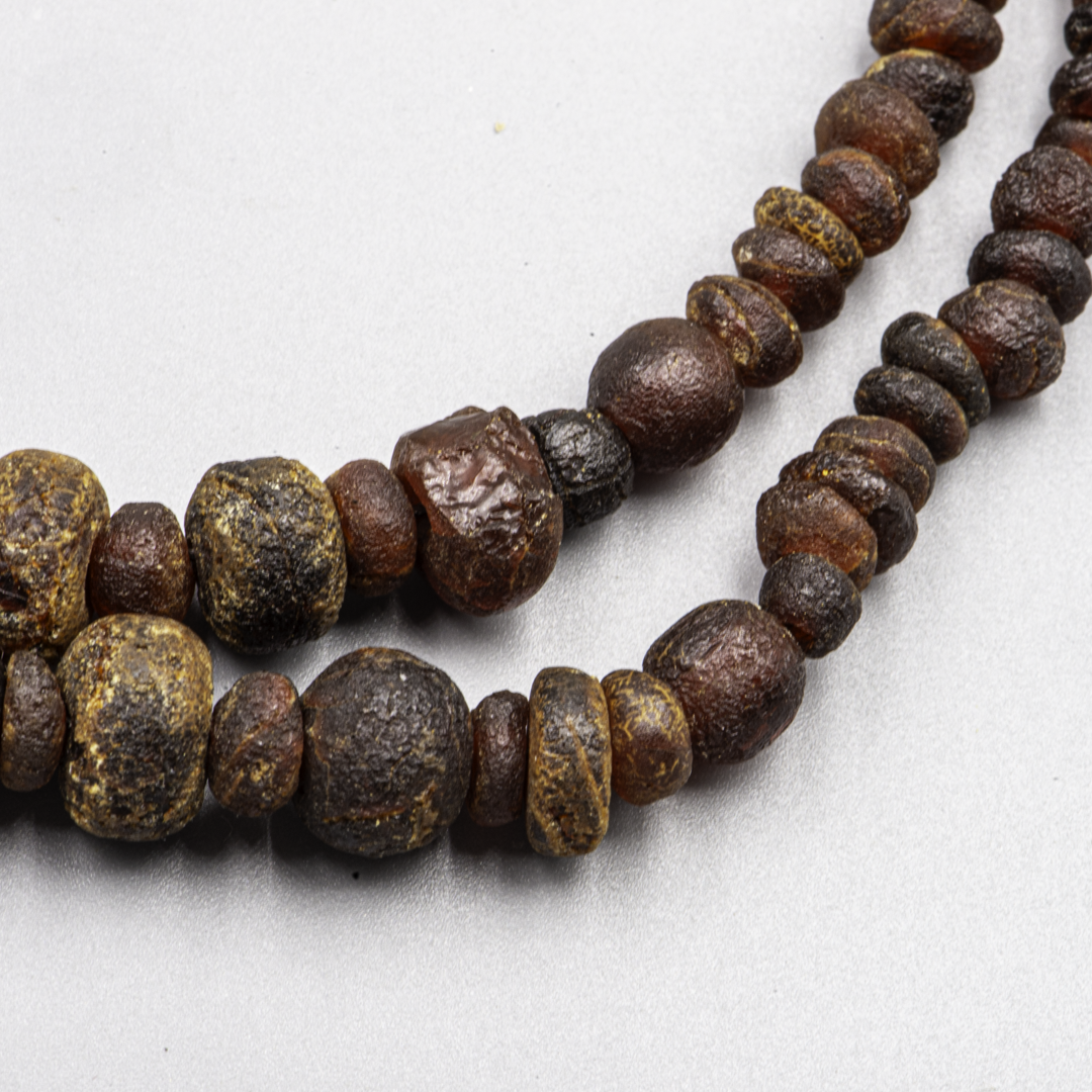 Ancient Baltic Amber Bead Necklace – Archaeological Amber – 1st–7th Century BC Attribution