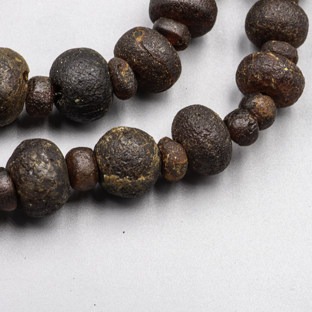 Ancient Baltic Amber Bead Necklace – Archaeological Amber – 1st–7th Century BC Attribution