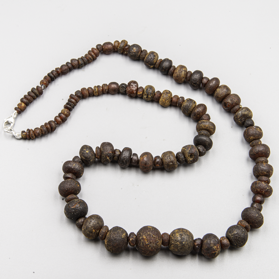 Ancient Baltic Amber Bead Necklace – Archaeological Amber – 1st–7th Century BC Attribution