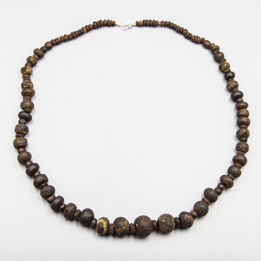 Ancient Baltic Amber Bead Necklace – Archaeological Amber – 1st–7th Century BC Attribution