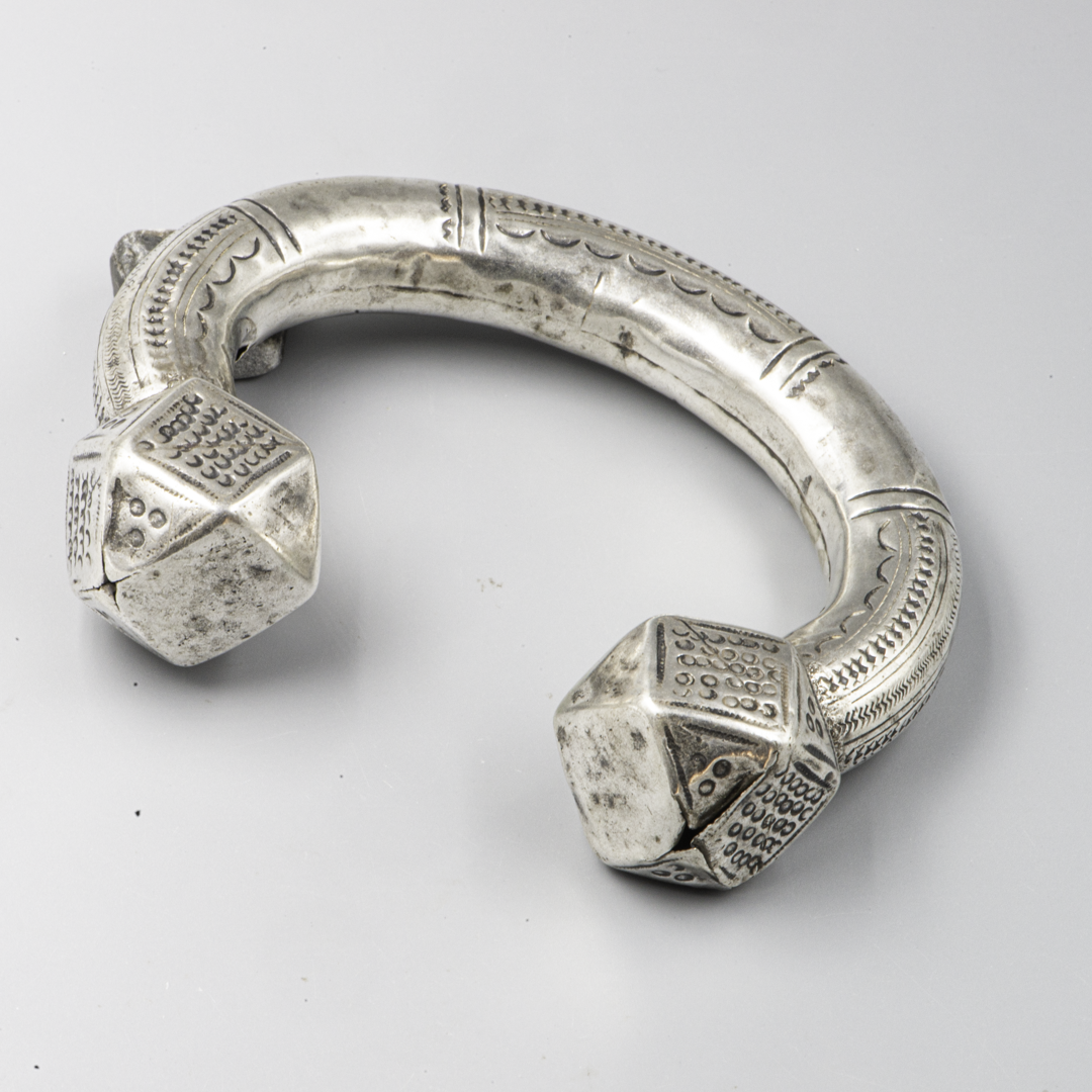 Antique Rashaida Silver Anklet – Egypt / Sudan – Early 20th Century