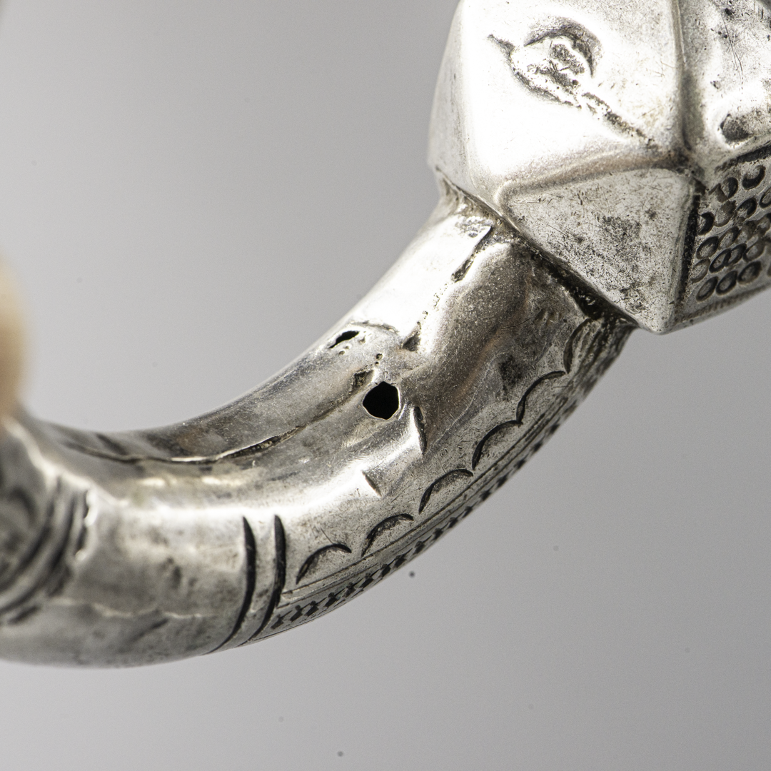 Antique Rashaida Silver Anklet – Egypt / Sudan – Early 20th Century