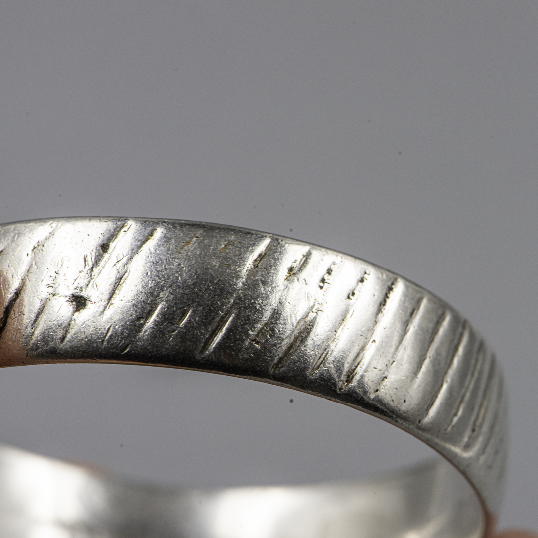 Antique Moroccan Silver Bangle – Ram’s Head Hallmark – Early 20th Century