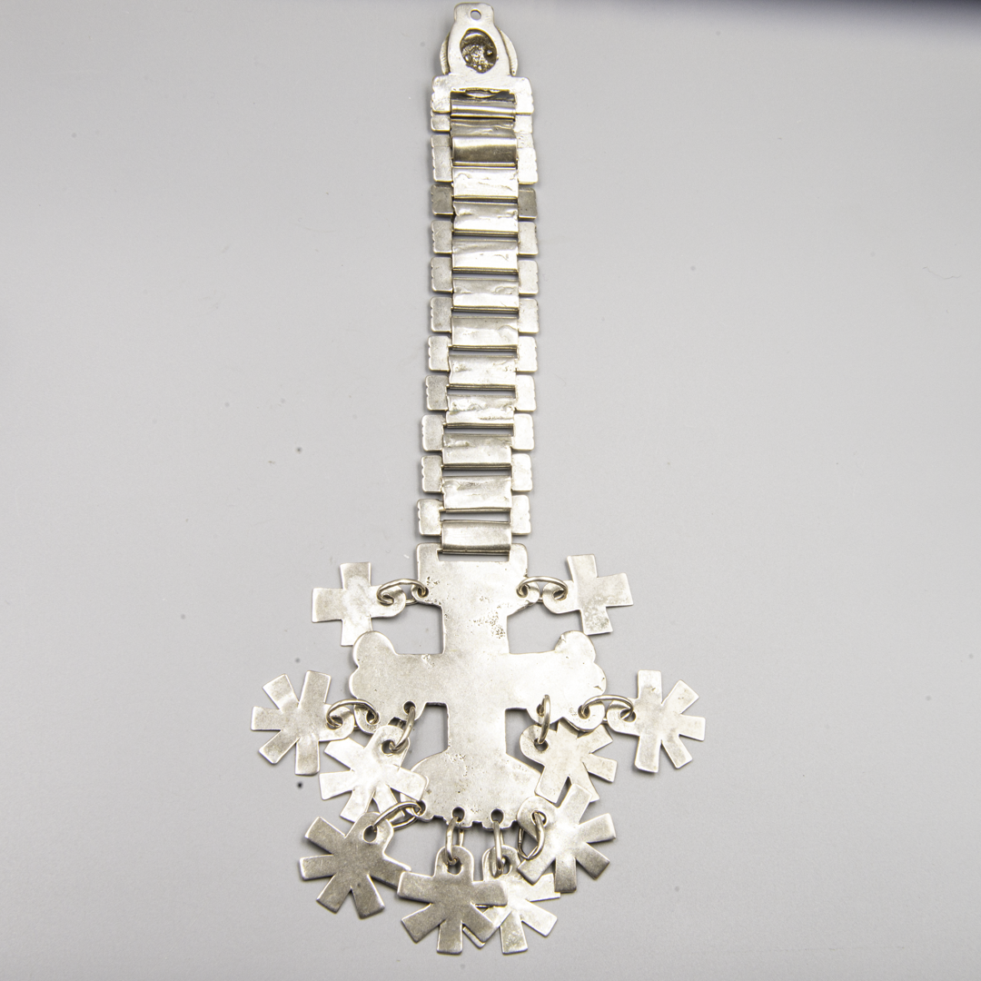 Antique Mapuche Silver Sequil de Placas – Chile – Late 19th / Early 20th Century