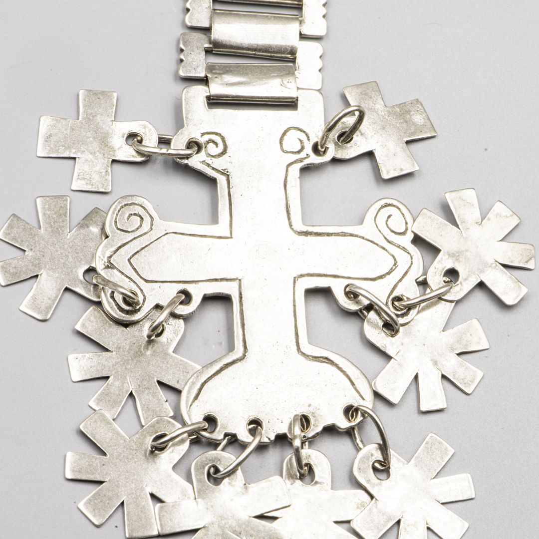 Antique Mapuche Silver Sequil de Placas – Chile – Late 19th / Early 20th Century