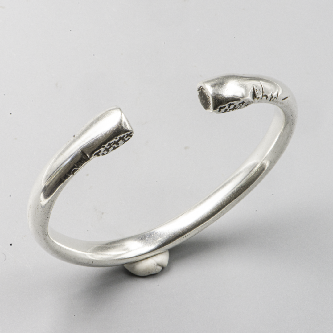 Vintage Nubian Silver Cuff Bracelet – Egypt / Sudan