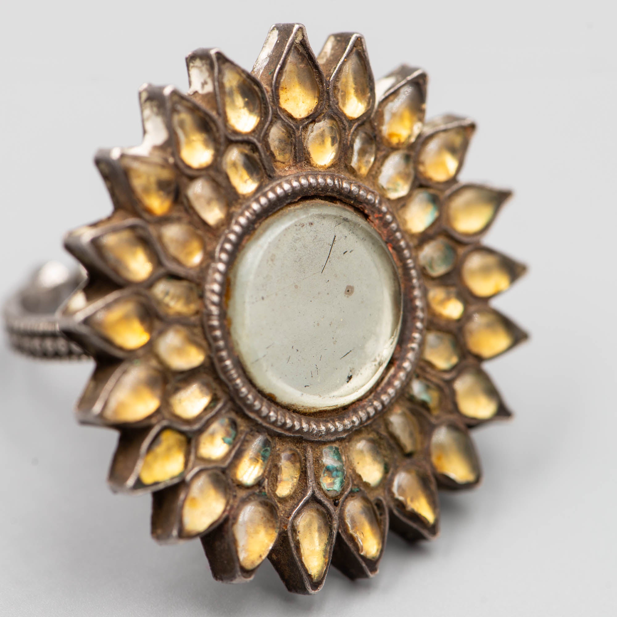 Antique Katesari Arsi ring from Uttar Pradesh India