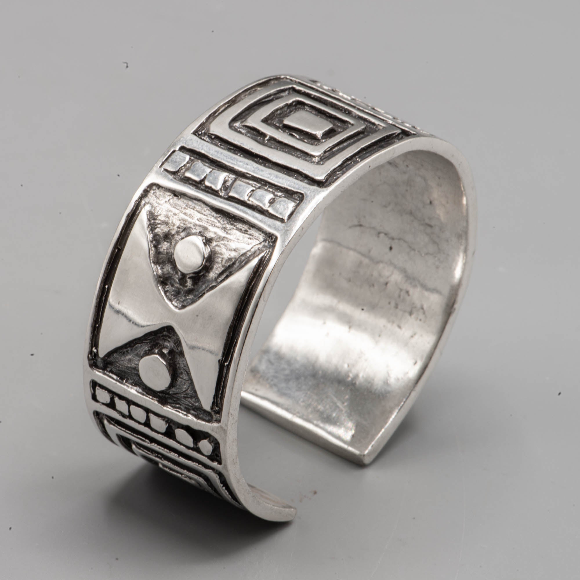 Native American silver cuff