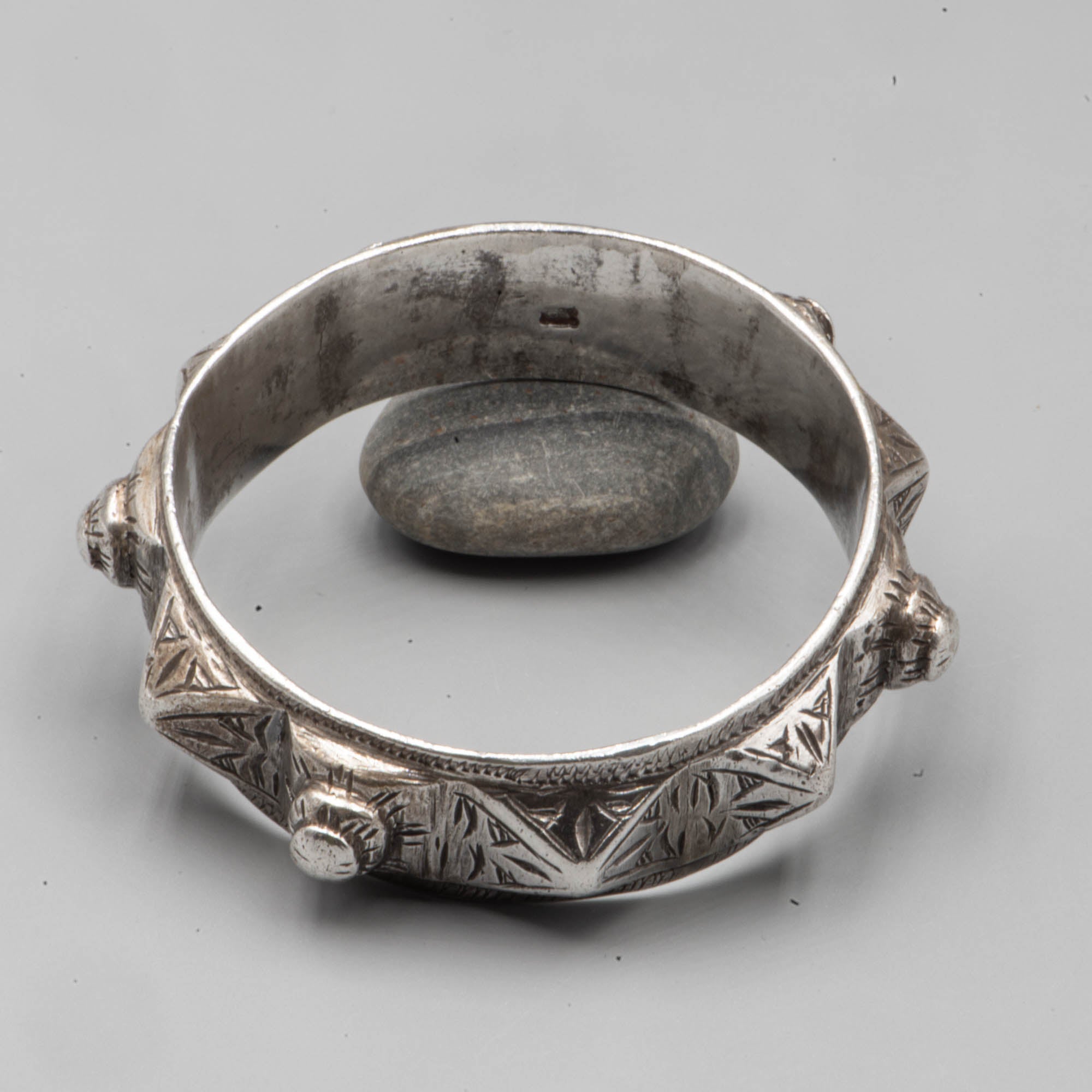 Bracelet en argent berbère marocain